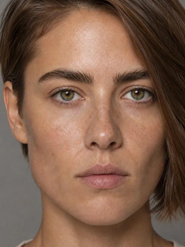Aesop campaign model, beauty closeup